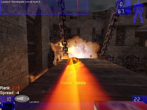 Lancement d'une LavaBall Level 3 :)